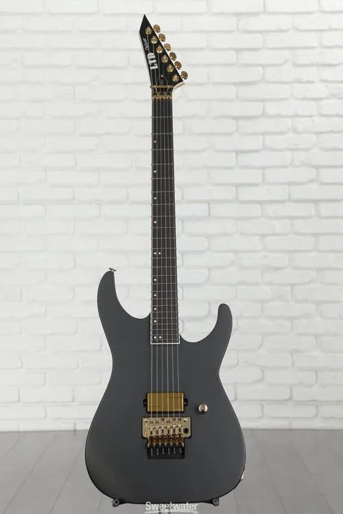  ESP LTD M-1001 Electric Guitar - Charcoal Metallic Satin