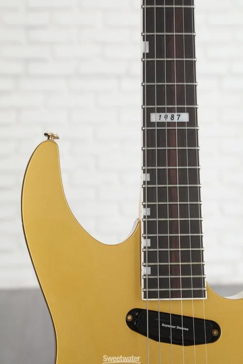  ESP LTD Mirage Deluxe '87 Electric Guitar - Metallic Gold