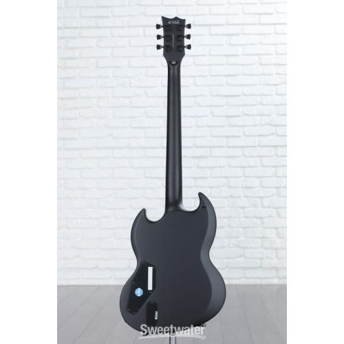 ESP LTD Viper-1000 Baritone Electric Guitar - Black Satin