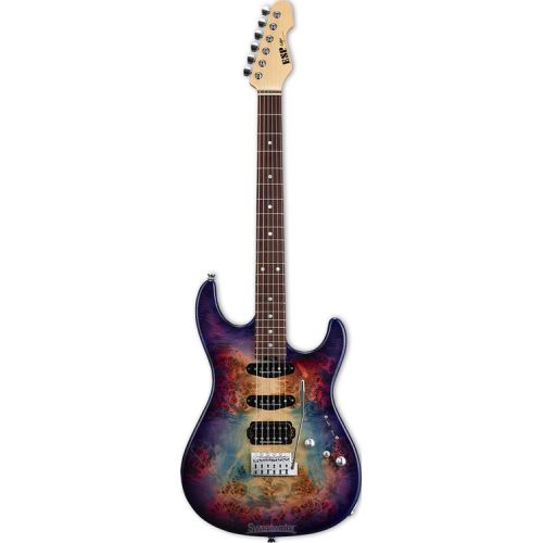  ESP Original Snapper CTM Electric Guitar - Nebula Pink Purple Burst with Rosewood Fingerboard