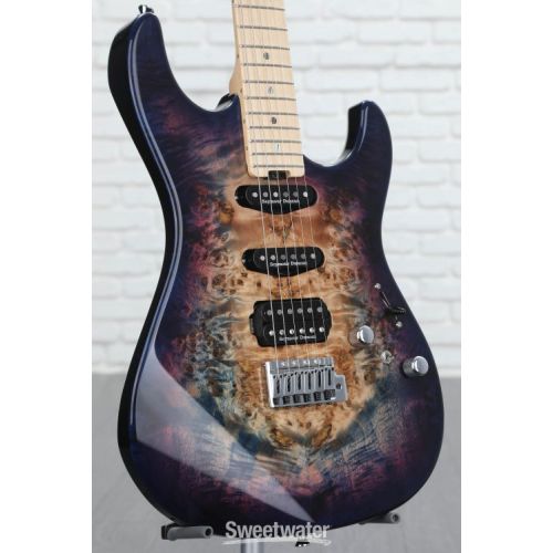  ESP Original Snapper CTM Electric Guitar - Nebula Pink Purple Burst with Rosewood Fingerboard
