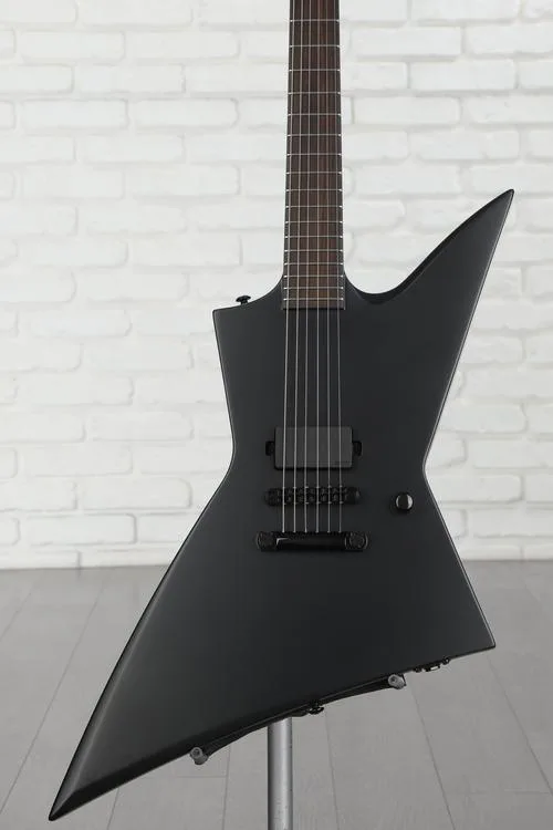 ESP LTD EX Black Metal Electric Guitar - Black Satin