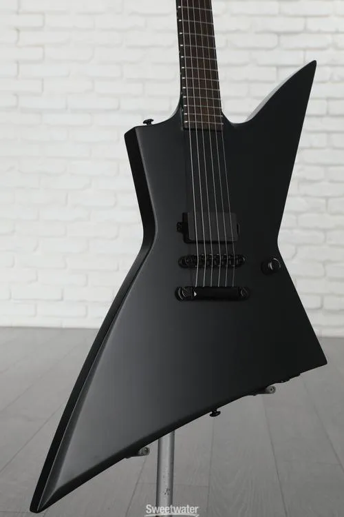  ESP LTD EX Black Metal Electric Guitar - Black Satin