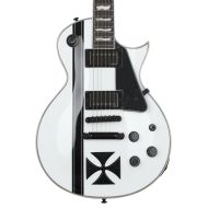 ESP LTD Signature Series James Hetfield Iron Cross Electric Guitar - Snow White