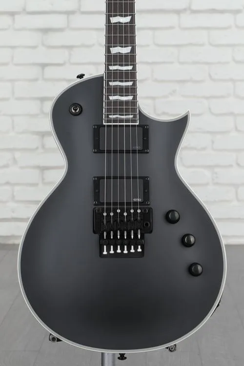 ESP LTD EC-1000FR Electric Guitar - Black Satin