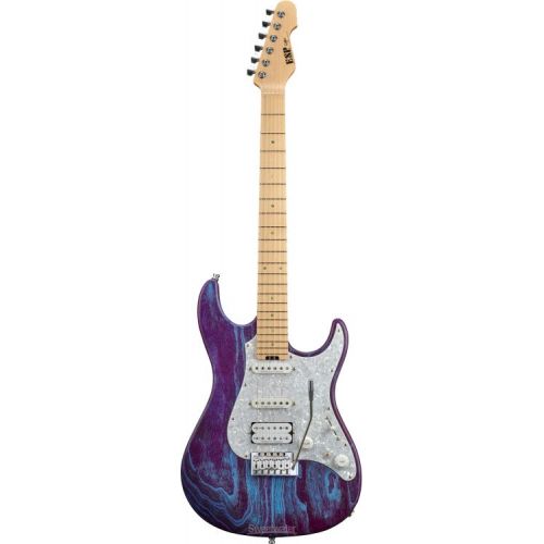  ESP Original Snapper CTM Electric Guitar - Drift Wood Indigo Purple with Maple Fingerboard