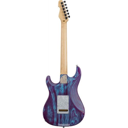  ESP Original Snapper CTM Electric Guitar - Drift Wood Indigo Purple with Maple Fingerboard