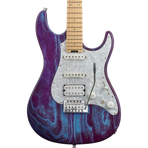  ESP Original Snapper CTM Electric Guitar - Drift Wood Indigo Purple with Maple Fingerboard