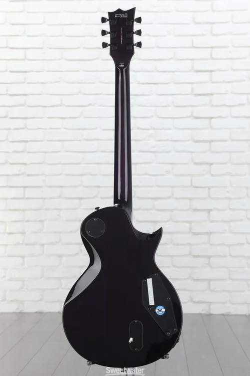  ESP LTD EC-1000 Left-handed Electric Guitar - See Thru Purple Sunburst