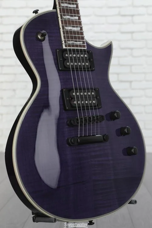  ESP LTD EC-1000 Electric Guitar - See Thru Purple