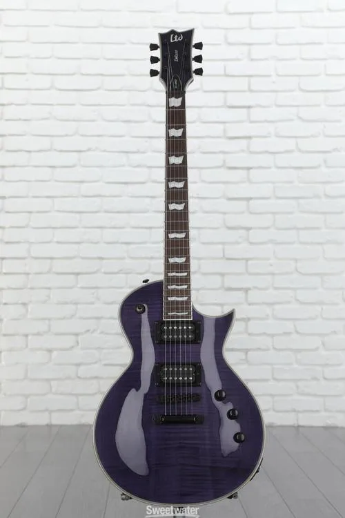  ESP LTD EC-1000 Electric Guitar - See Thru Purple