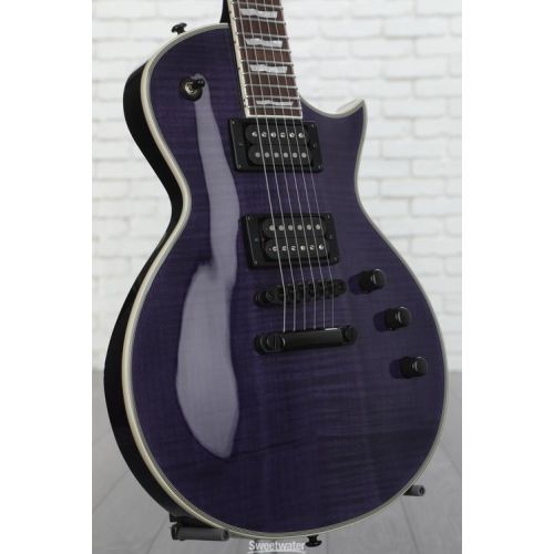  ESP LTD EC-1000 Electric Guitar - See Thru Purple