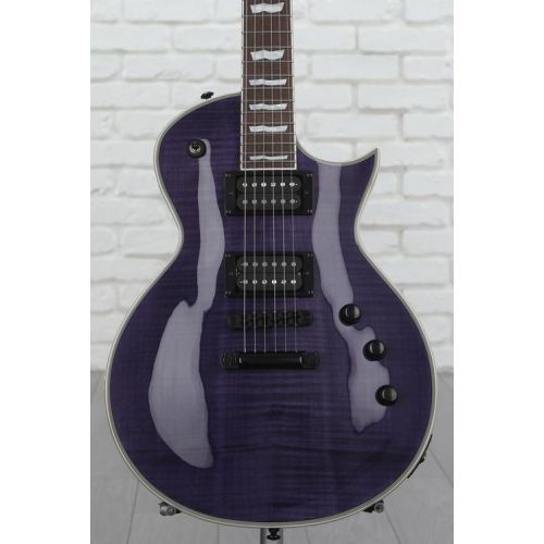  ESP LTD EC-1000 Electric Guitar - See Thru Purple