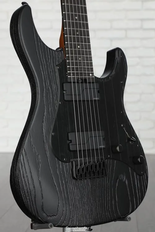  ESP LTD SN-1007 HT Baritone Electric Guitar - Black Blast