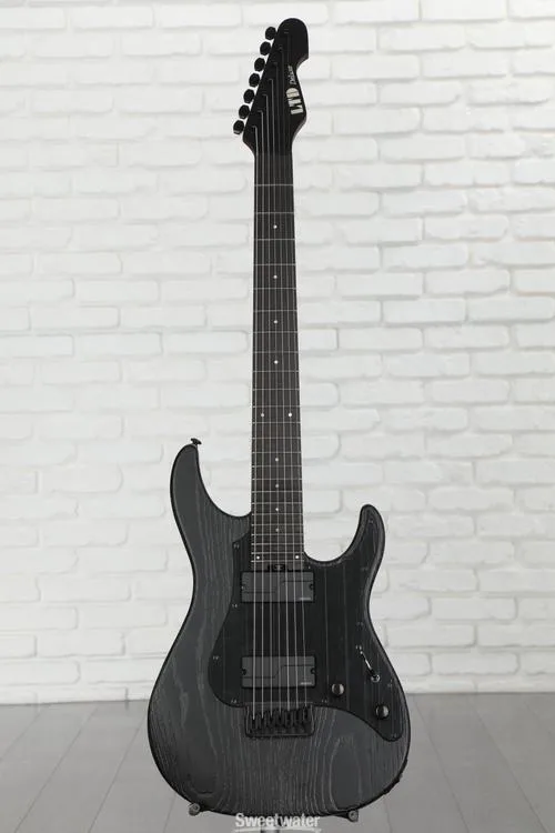  ESP LTD SN-1007 HT Baritone Electric Guitar - Black Blast