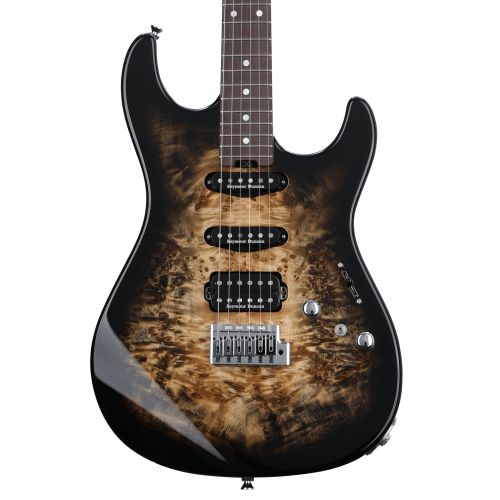  ESP Original Snapper CTM Electric Guitar - Nebula Black Burst with Rosewood Fingerboard