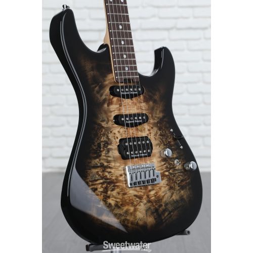  ESP Original Snapper CTM Electric Guitar - Nebula Black Burst with Rosewood Fingerboard