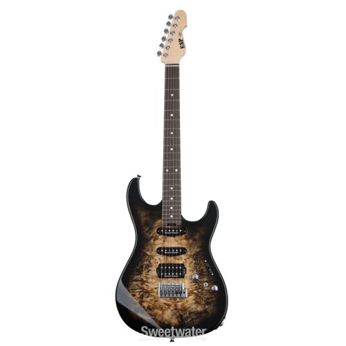  ESP Original Snapper CTM Electric Guitar - Nebula Black Burst with Rosewood Fingerboard