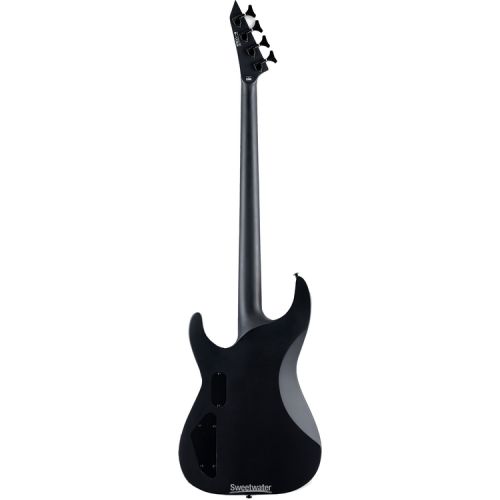  ESP LTD M-4 Black Metal Bass Guitar - Black Satin