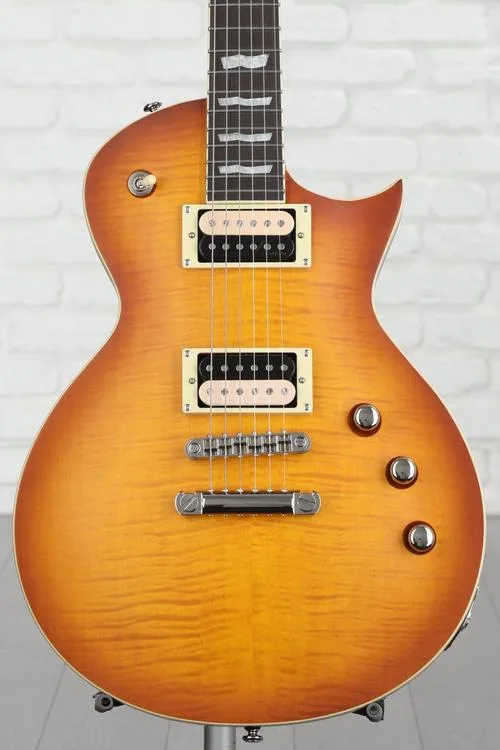 ESP LTD EC-1000T Fluence Electric Guitar - Honey Burst Satin