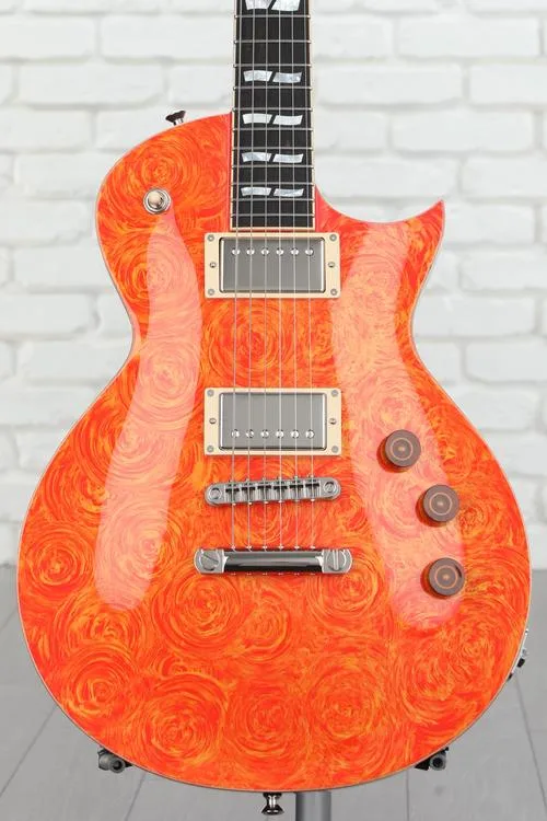 ESP USA Eclipse Electric Guitar - Radioactive Orange Marmalade