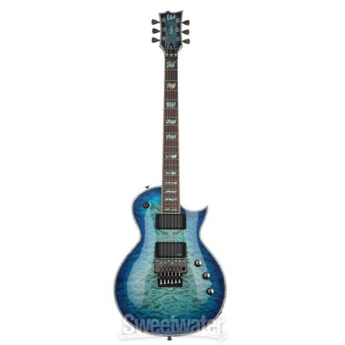  ESP LTD EC-1000FR QM - Violet Shadow - Sweetwater Exclusive