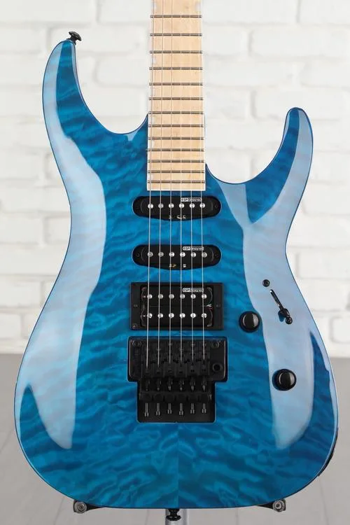 ESP LTD MH-203QM - See Thru Blue Demo