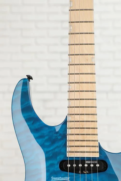  ESP LTD MH-203QM - See Thru Blue Demo