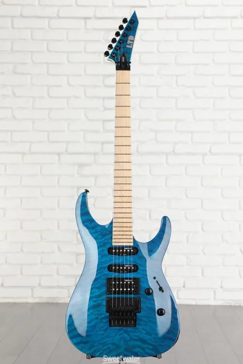  ESP LTD MH-203QM - See Thru Blue Demo