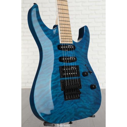  ESP LTD MH-203QM - See Thru Blue Demo