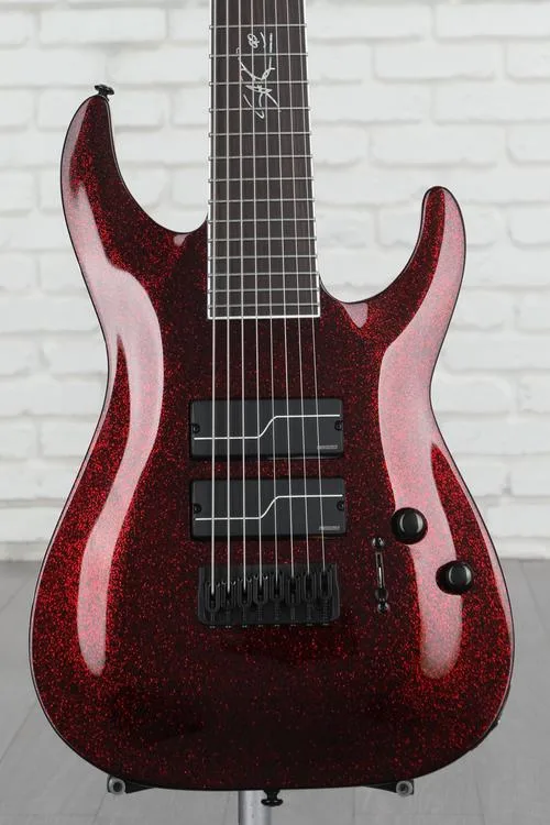 ESP LTD Stephen Carpenter Signature SC-608 - Red Sparkle