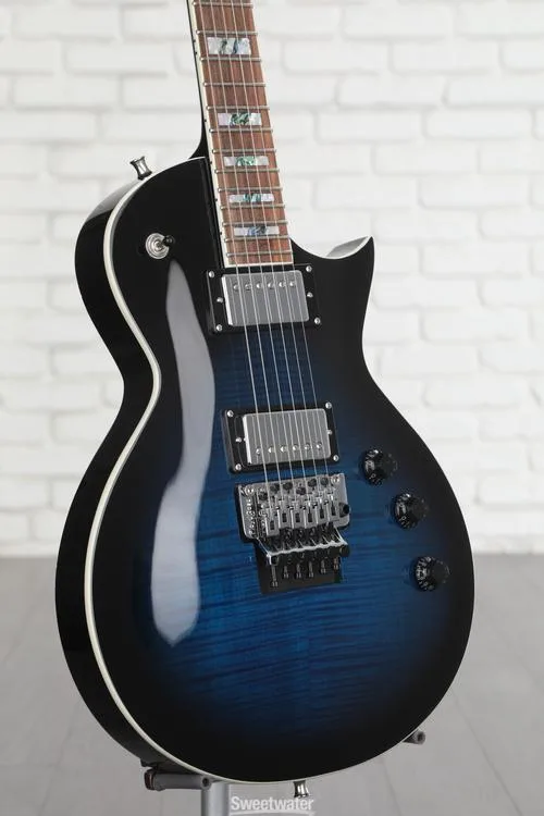  ESP LTD Alex Skolnick Signature AS-1FR - Black Aqua Sunburst