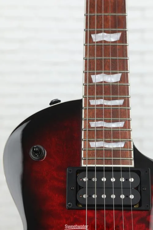  ESP LTD Eclipse EC-256QM Electric Guitar - See Thru Black Cherry Sunburst Demo