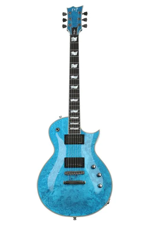  ESP Original Eclipse Custom Electric Guitar - Blue Liquid Metal