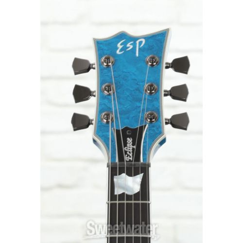  ESP Original Eclipse Custom Electric Guitar - Blue Liquid Metal