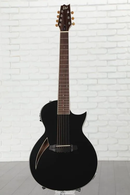  ESP LTD TL-7 Acoustic-electric Guitar - Black Demo