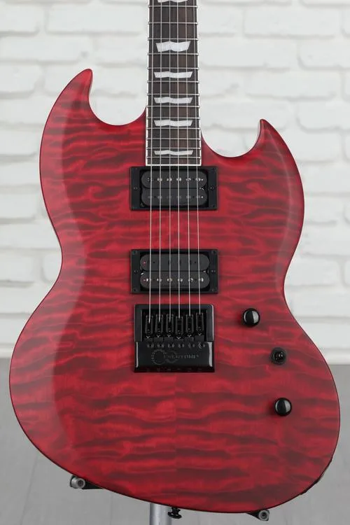 ESP LTD Viper-1000 EverTune - See Thru Black Cherry Satin Demo