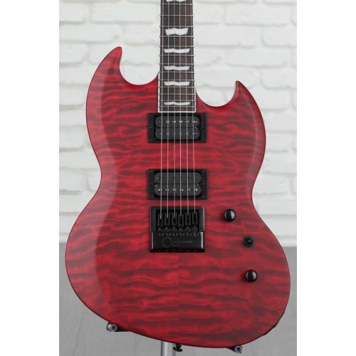  ESP LTD Viper-1000 EverTune - See Thru Black Cherry Satin Demo