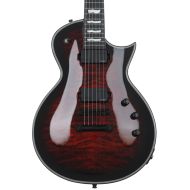 ESP E-II Eclipse QM Electric Guitar - See-thru Black Cherry Sunburst