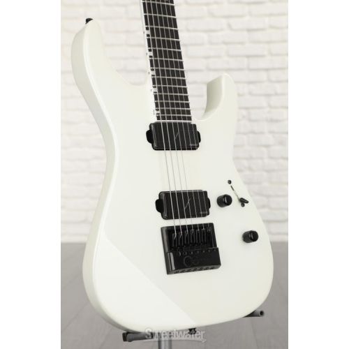  ESP E-II M-II 7B Baritone EverTune Electric Guitar - Pearl White