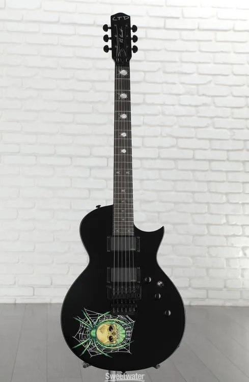  ESP LTD Kirk Hammett EKH-3 Spider 30th Anniversary Edition Electric Guitar - Black Demo