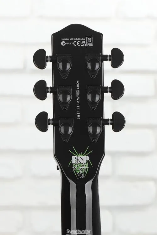  ESP LTD Kirk Hammett EKH-3 Spider 30th Anniversary Edition Electric Guitar - Black Demo
