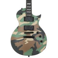 ESP LTD Deluxe EC-1000 Electric Guitar - Woodland Camo Satin