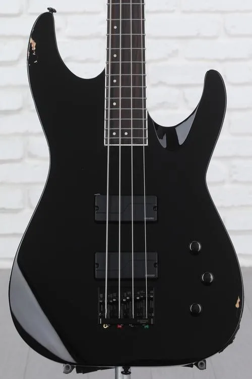 ESP LTD M-1004 Bass Guitar - Black Used