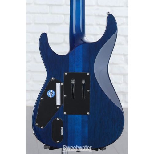  ESP LTD MH-1000 QM Electric Guitar - Black Ocean