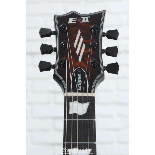  ESP E-II Eclipse QM Electric Guitar - Tiger Eye Sunburst