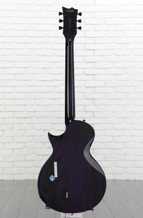  ESP LTD EC-1000 Electric Guitar - See-thru Purple Sunburst