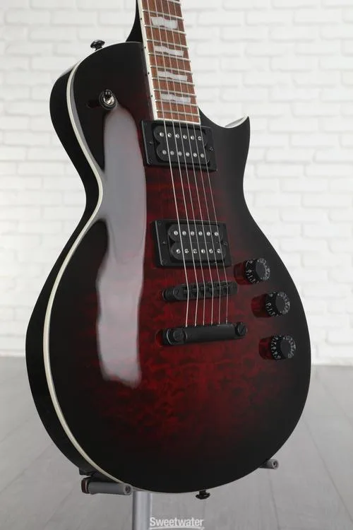  ESP LTD Eclipse EC-256QM Electric Guitar - See Thru Black Cherry Sunburst