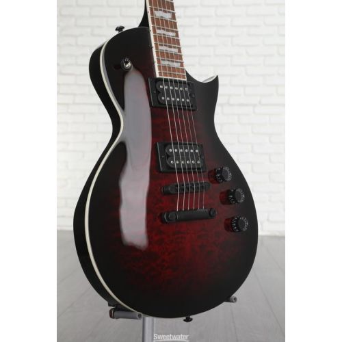  ESP LTD Eclipse EC-256QM Electric Guitar - See Thru Black Cherry Sunburst