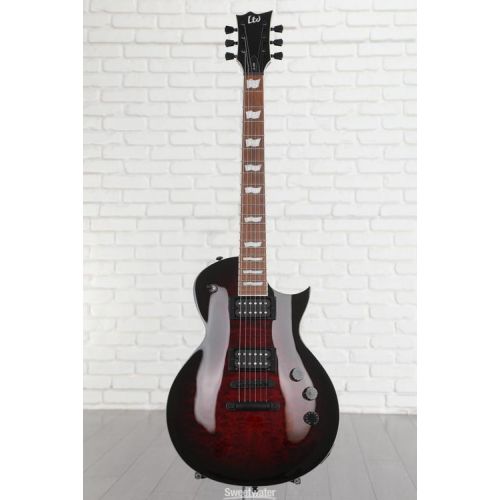  ESP LTD Eclipse EC-256QM Electric Guitar - See Thru Black Cherry Sunburst